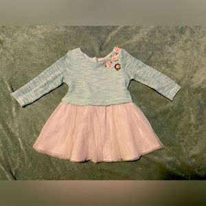 Long sleeve dress with tutu